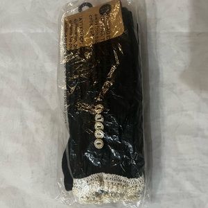 Urban Outfitters,Brand new never opened knee-high black socks, One size